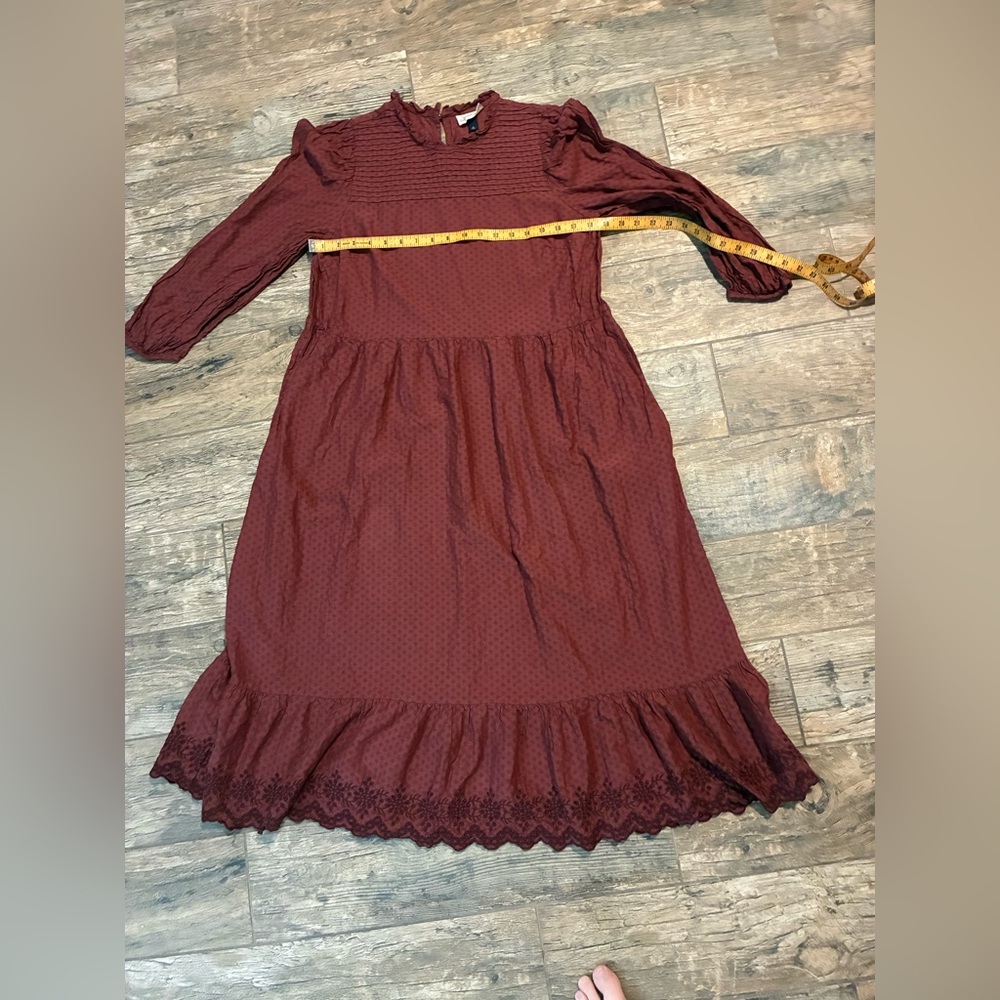 Universal Thread burnt orange  Midi Dress - Picture 5 of 6